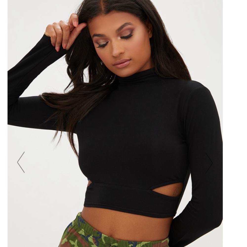 Black Crop Top